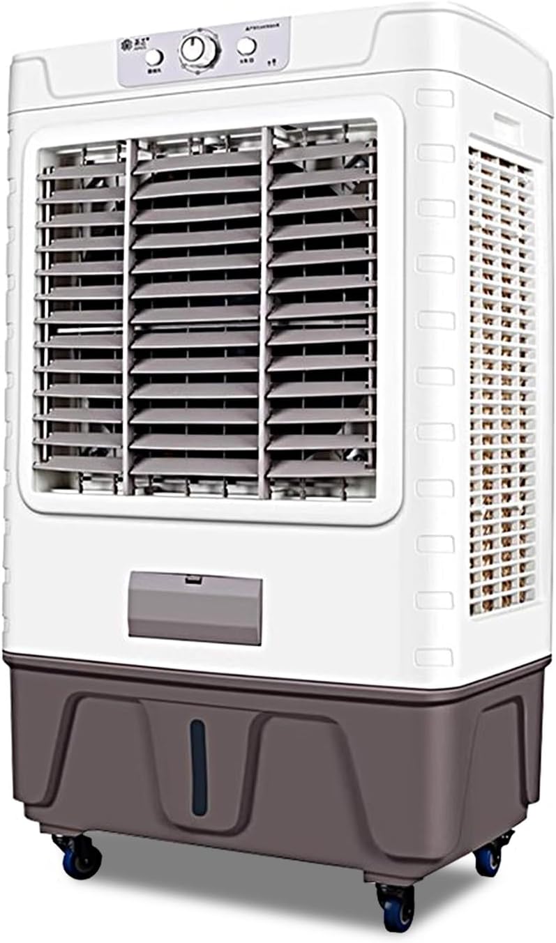 GENERIC Climatiseur Portable Industriel, Refroidisseur D'air Mobile, Réservoir D'eau De 30 L, 4 Roues, Ventilateur De Refroidissement Et Déshumidificateur 3 En 1 Pour La Maison Et Le Bureau, Unité D