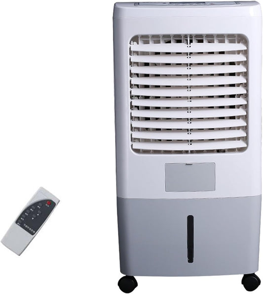  Climatiseur De Marais 37 Pouces, Système De Refroidissement De Garage 3 En 1, Réservoir D'eau 40 L, Minuterie 24 H, 2 Blocs Réfrigérants, Télécommande, Oscillation à 100 °, 3 Vites