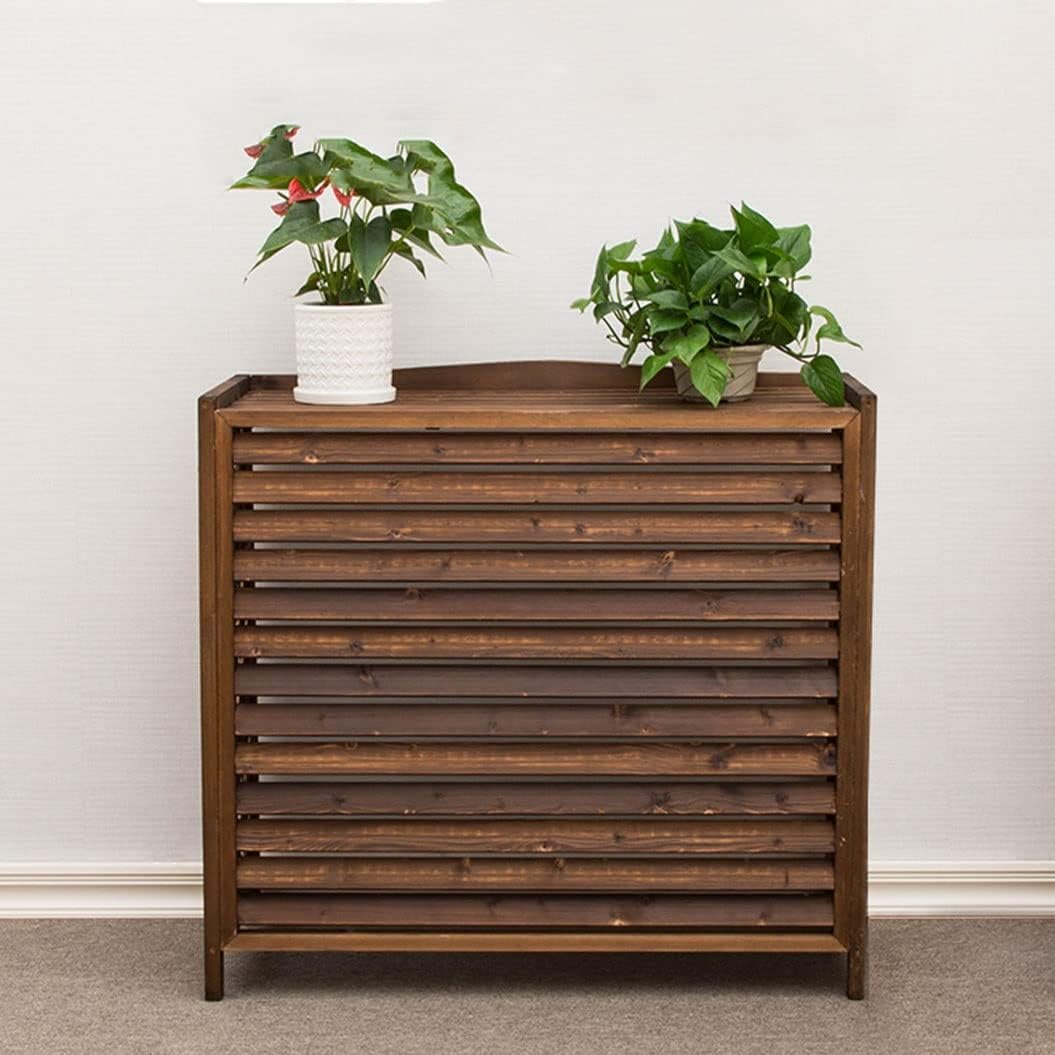  Housse De Protection Pour Climatiseur Extérieur, écran De Confidentialité Décoratif Pour Support De Fleurs, Housse De Protection Pour Climatiseur Central Toutes Saisons