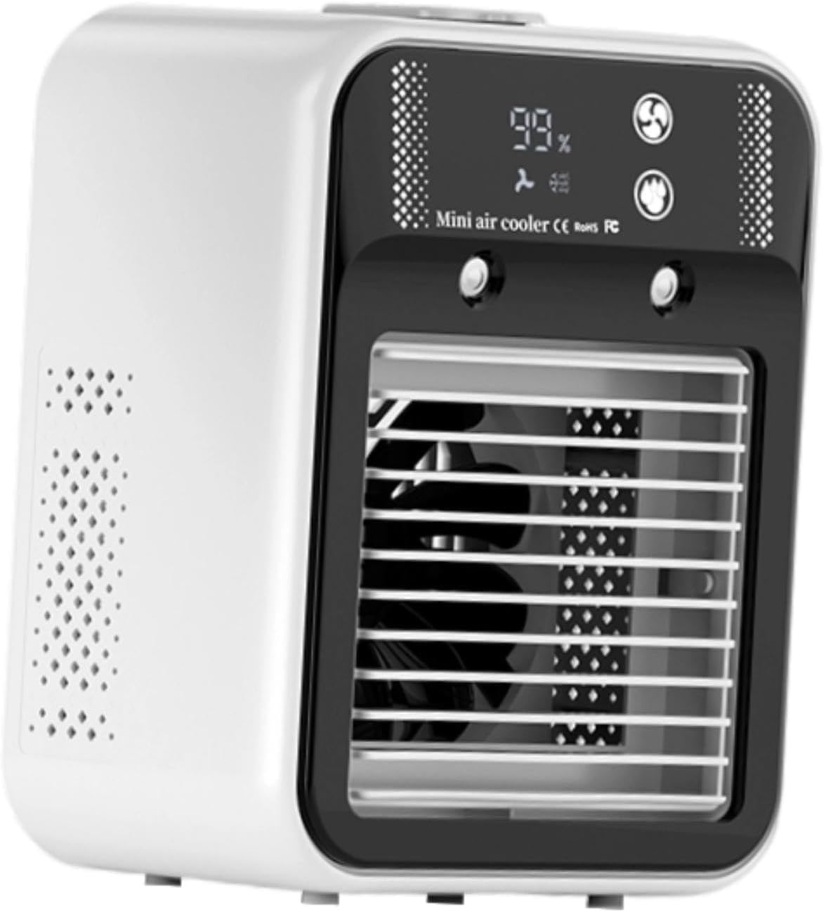  MagiDeal Climatiseur Portable Pour Chambre à Coucher, Refroidisseur D'air Pour Pièce, Silencieux, Ventilateur De Refroidissement De Bureau