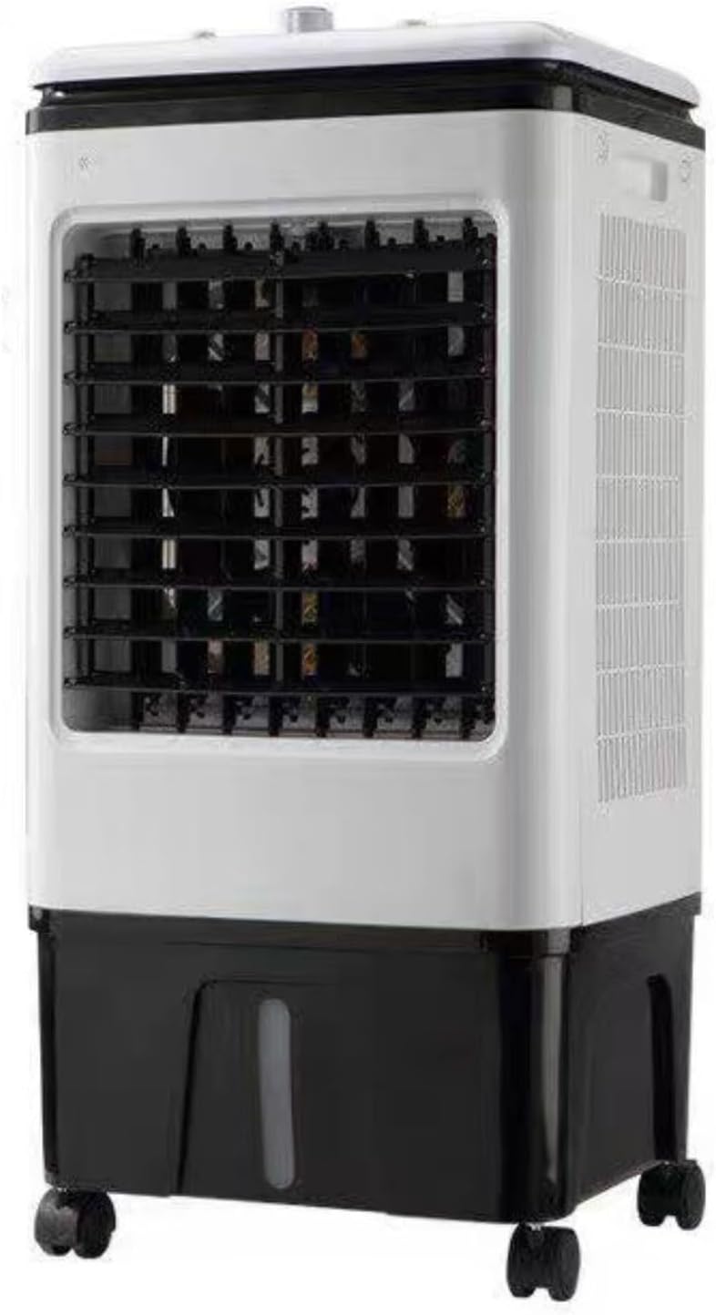 GENERIC Refroidisseur D'air Portable Avec Réservoir De 30L, Ventilateur à Courant Alternatif évaporatif Pour Une Utilisation Intérieure.Doté De 3 Vitesses, Oscillation Grand Angle, Télécommande Et Mobilité Fa