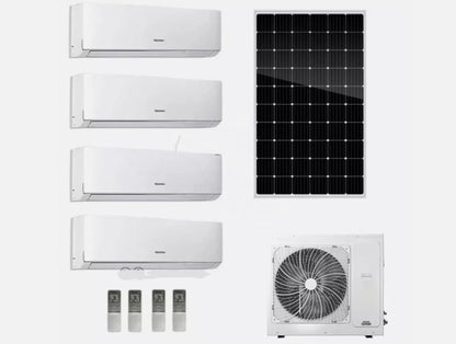 GENERIC Onduleur Solaire 36000BTU Multi 9K + 12K + 18K Zones Split Climatiseur Et Chauffage