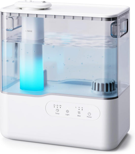  AROEVE Humidificateur D'Air Chambre 5L, Ultrasonique Top-Fill Brume Froide Avec Diffuseur Aromes, Lumière D'Ambiance 7 Couleurs, Minuterie, 36H/25dB Silencieux Pour Maison, Bureau, Bébé, Plantes