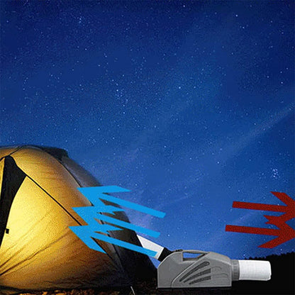  Climatiseur Portable Pour Voiture – Refroidisseur Mobile De Camping 250 W Avec 3 Réglages De Vitesse, Faible Bruit Et Refroidissement Rapide Pour Les Fêtes En Plein Air, La Pêche, La Voiture, Le