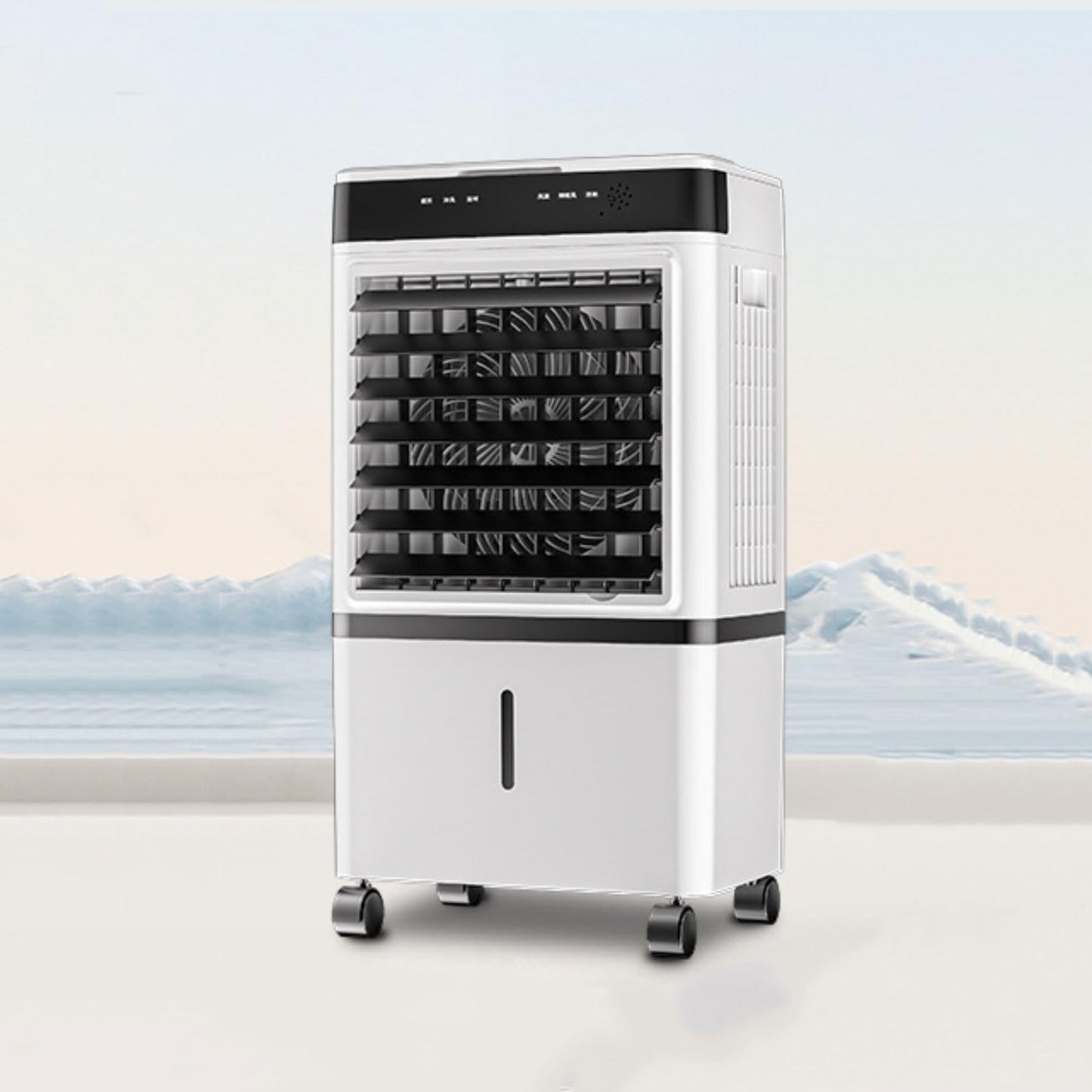 GENERIC Refroidisseur Par évaporation Portable Avec Télécommande, Minuterie 12 H Et Mode Veille, Idéal Pour La Maison, Le Bureau, La Chambre, La Climatisation Industrielle, Ventilateur De Refroidissement