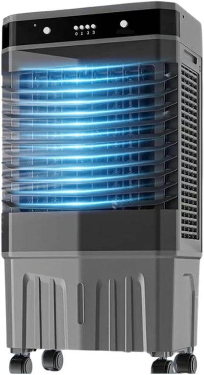  Refroidisseur D'air évaporatif Avec Réservoir D'eau Climatiseur Portable Avec 3 Vitesses 12H Minuteur Ventilateur De Refroidissement Pour Garage Commercial Utilisation Climatisation Industrielle (Type