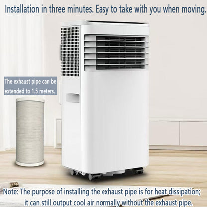  Climatiseur Portable, Unité Intelligente Intelligente AC Avec Déshumidificateur Cool Et Modes De Ventilateur Pour Les Chambres Jusqu'à 350 Sq.ft, Télécommande, Minuterie 24H, Kit D'installation