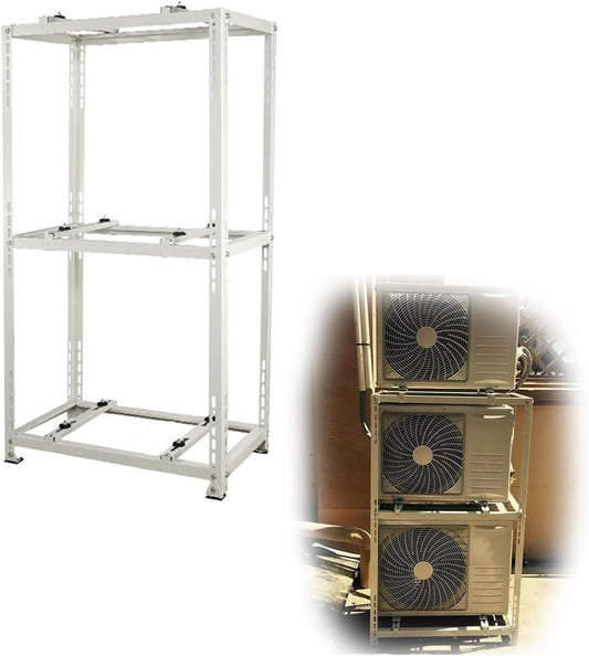 GENERIC Support De Sol Pour Mini Climatiseurs Séparés, Base De Support Robuste Pour Systèmes De Pompe à Chaleur à Condensateur AC