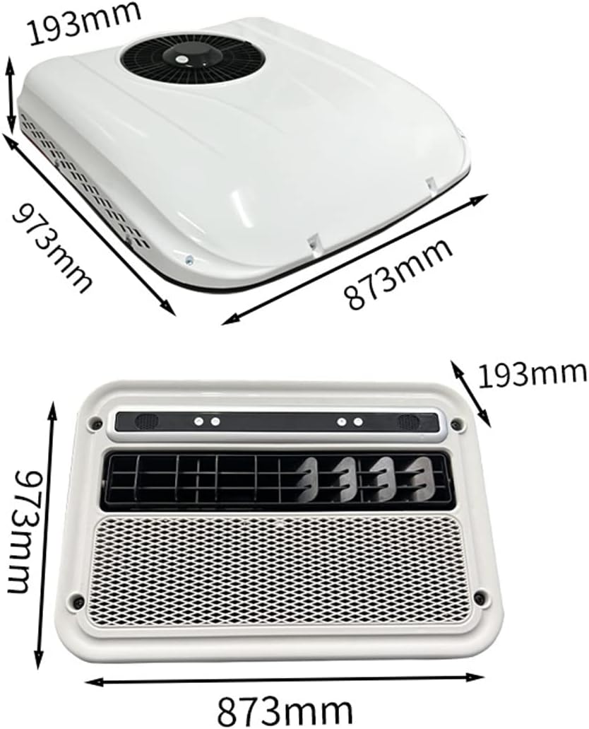  Climatiseur De Toit Électrique Pour Camping-Car, 12 V/24 V, Pour Stationnement, Pour SUV, Camping-Car, Camion, Caravane, Ventilateur 12 V