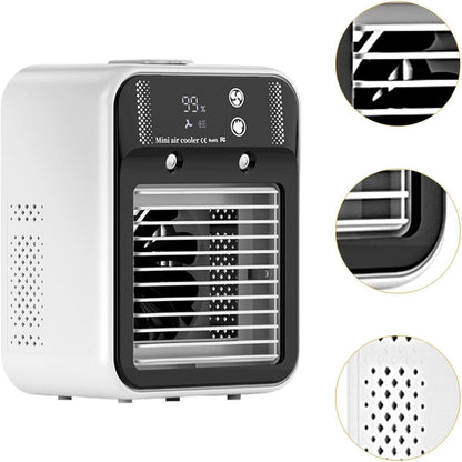  MagiDeal Climatiseur Portable Pour Chambre à Coucher, Refroidisseur D'air Pour Pièce, Silencieux, Ventilateur De Refroidissement De Bureau