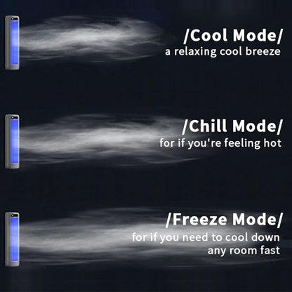  Libiyi – Climatiseur Rechargeable Sans Fil, Hatmeo Cooling Ace, Climatiseur De Refroidissement Ace, Refroidisseur D'air Portable Breezy (gris)