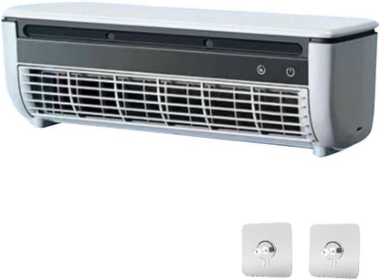 GENERIC Mini Refroidisseur D'air Mural (avec Télécommande), Batterie Intégrée De 6000mAh, Ventilateur Portable Et Silencieux; Adapté Pour Les Chambres, Les Dortoirs Et Les Bureaux.Installation Adhésive Sans P