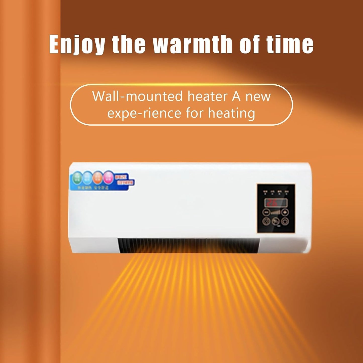  Climatiseur Portable Split 2000 W Avec Ventilation Naturelle Rapide Et Chauffage, Mini Climatiseur Mural 2 En 1(A)