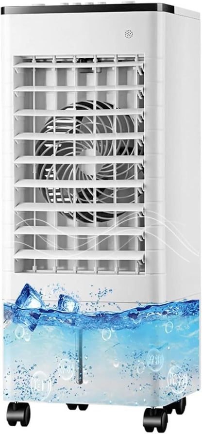 GENERIC Climatiseurs Portables Avec Télécommande, Minuterie De 15 Heures Pour Arrêt Automatique Intelligent, 3 Vitesses, Réservoir De 9L Pour 20 Heures De Refroidissement