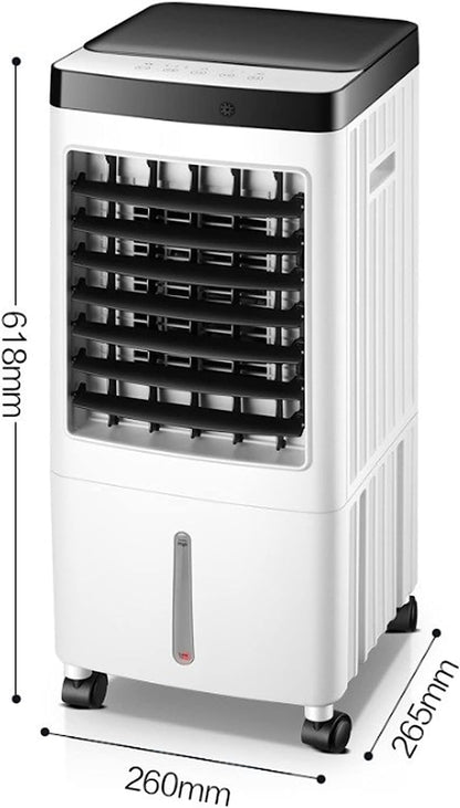  Climatiseur Portable Sans Tuyau 10L, Refroidisseur Sans Conduit 3 En 1 Pour La Maison Et Le Bureau, 3 Vitesses Réglables, écoénergétique, Design Compact Et Léger