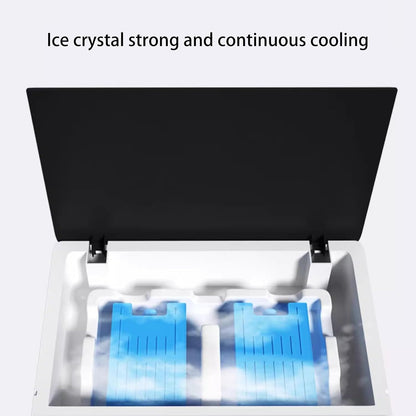 GENERIC Refroidisseur D'air Par évaporation Portable, Refroidisseur De Marais à 3 Vitesses Avec Cristaux De Glace, Idéal Pour Une Utilisation Sur La Terrasse Et Le Garage, Climatiseur Portable économe En
