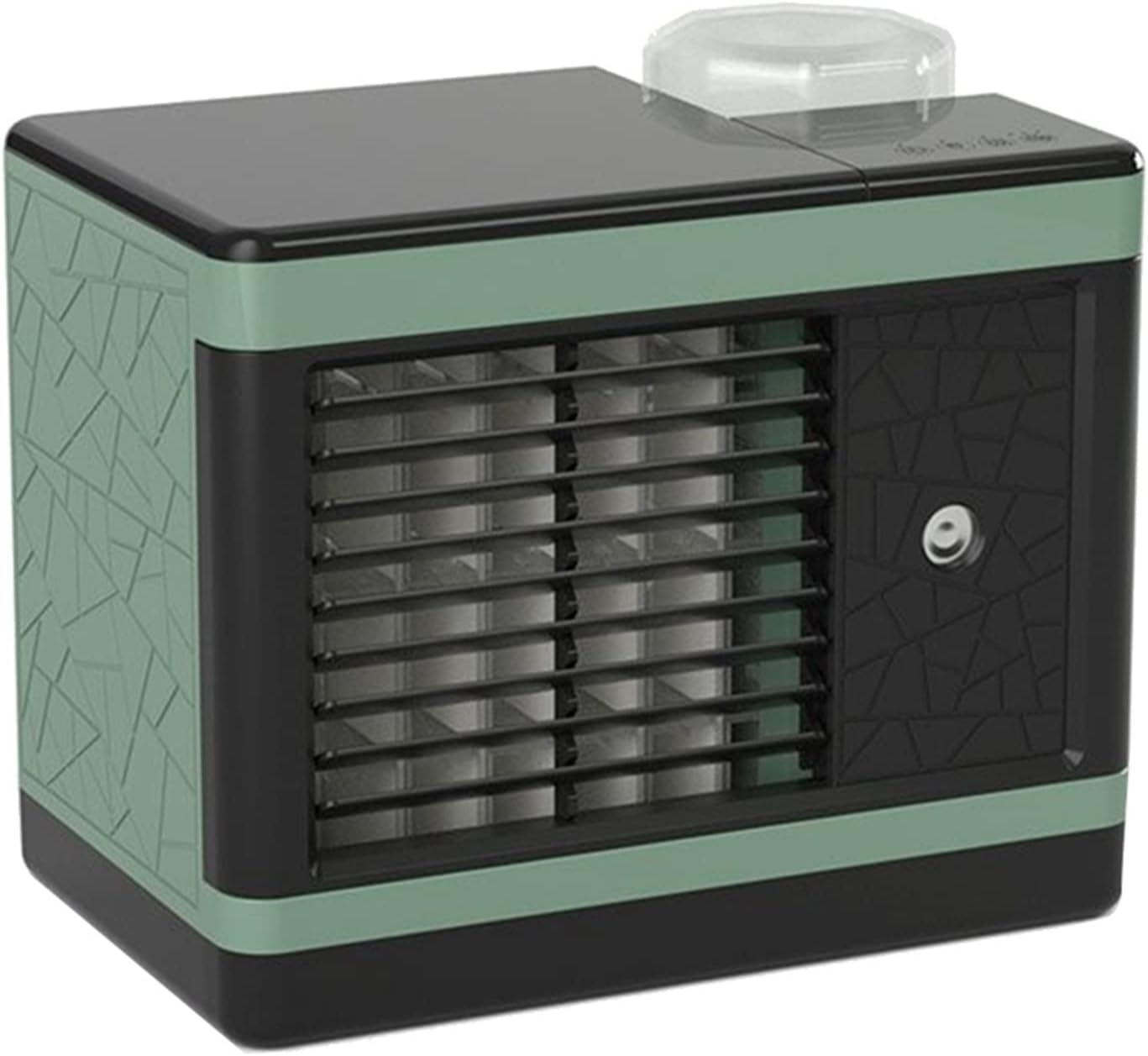  DieffematicKTY Climatiseur Mobile Portable Air Conditioner Mini Air Cooler Multi-Function Humidifier Purifier For Home Cooling Small Air Conditioner (Color : Green Black)