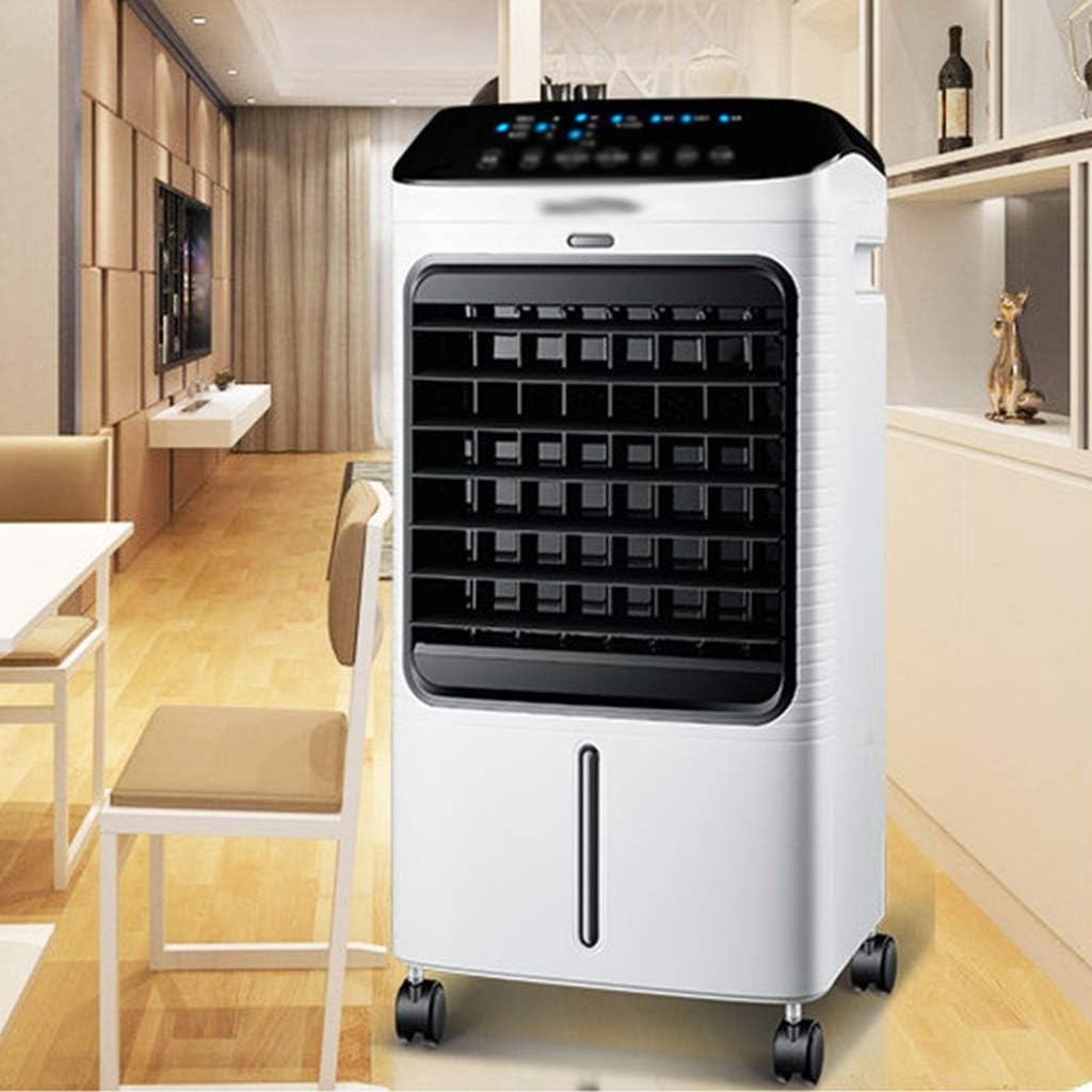  Climatiseur Portable, Ventilateur, Rafraîchisseur D'Air Portable, Humidificateur Par Évaporation, Petit Climatiseur, Ventilateur Silencieux Sans Pales, Idéal Pour Le Bureau, La Chambre D'Étudiant Ou