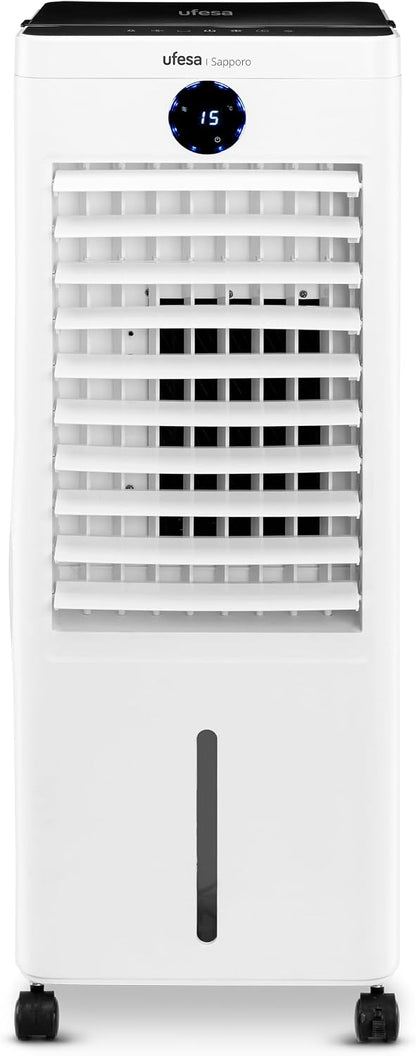 Ufesa Climatiseur Portable A7 3en1, Refroidissement, Ventilation Et Déshumidification, 7000 BTU/jour, Silencieux, Affichage LED, Minuterie 24h, Jusqu'à 12m², Gaz R290, Télécommande