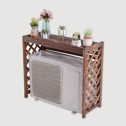  Housse De Protection Pour Climatiseur Extérieur, écran De Confidentialité Décoratif Pour Support De Fleurs, Housse De Protection Pour Climatiseur Central Toutes Saisons