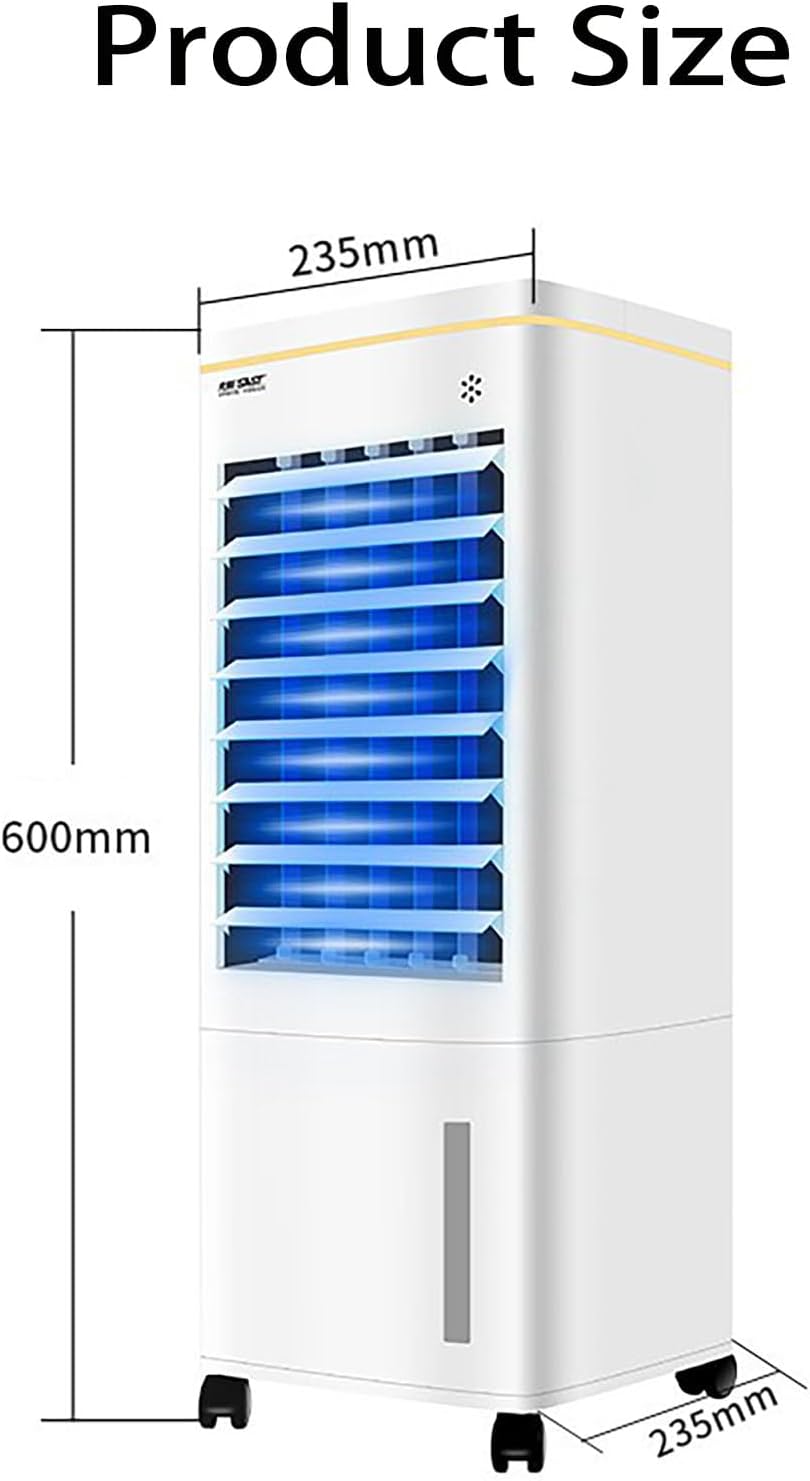 GENERIC Ventilateur De Climatiseur Portable Et Refroidisseur D'évaporation Avec Conception à Distance, Compacte Et Légère Pour Un Refroidissement Efficace à La Maison Ou Au Bureau