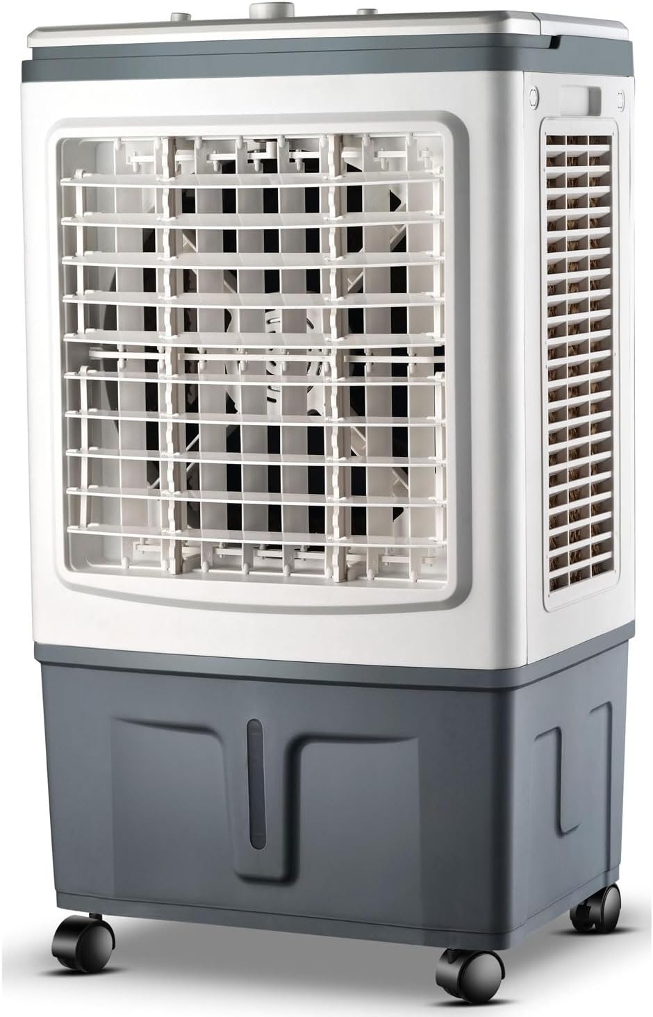 GENERIC Refroidisseur D'air Portable Avec Réservoir De 30L, Ventilateur à Courant Alternatif évaporatif Pour Une Utilisation Intérieure.Doté De 3 Vitesses, Oscillation Grand Angle, Télécommande Et Mobilité Fa
