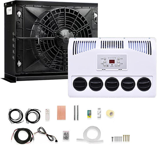 GENERIC Climatiseur Universel, 11000 BTU, Faible Bruit, Pour Camping-car, Camion, Caravane, Camions Lourds, Véhicules Utilitaires, Remorques
