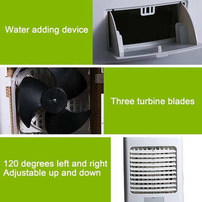  Climatiseur De Marais 37 Pouces, Système De Refroidissement De Garage 3 En 1, Réservoir D'eau 40 L, Minuterie 24 H, 2 Blocs Réfrigérants, Télécommande, Oscillation à 100 °, 3 Vites