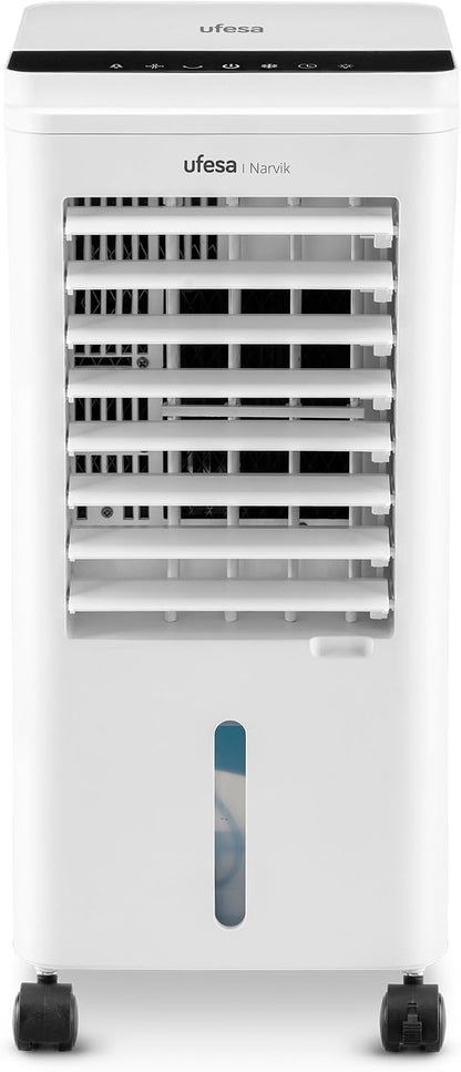  Ufesa Climatiseur Portable A7 3en1, Refroidissement, Ventilation Et Déshumidification, 7000 BTU/jour, Silencieux, Affichage LED, Minuterie 24h, Jusqu'à 12m², Gaz R290, Télécommande