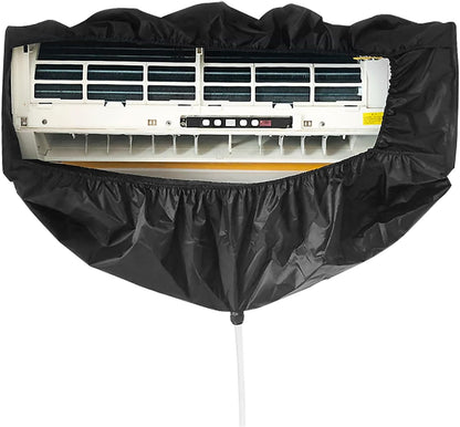  Housse De Protection Pour Le Nettoyage Des Unités Intérieures Des Climatiseurs, Hotte De Lavage Pour Climatiseur Mural étanche Et Poussière Avec Tuyau D'eau, Kit Nettoyage Climatisation Split