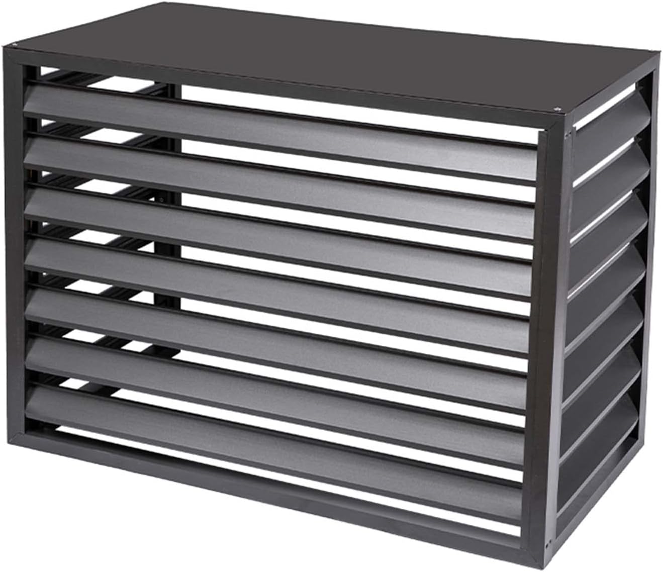 GENERIC Housse De Climatiseur Extérieur – Décorative, Autonome Pour Unités De Climatisation Et Ordures, Résistante Aux Intempéries 110 X 60 X 80 Cm (L X L X H) Et Ion élégant
