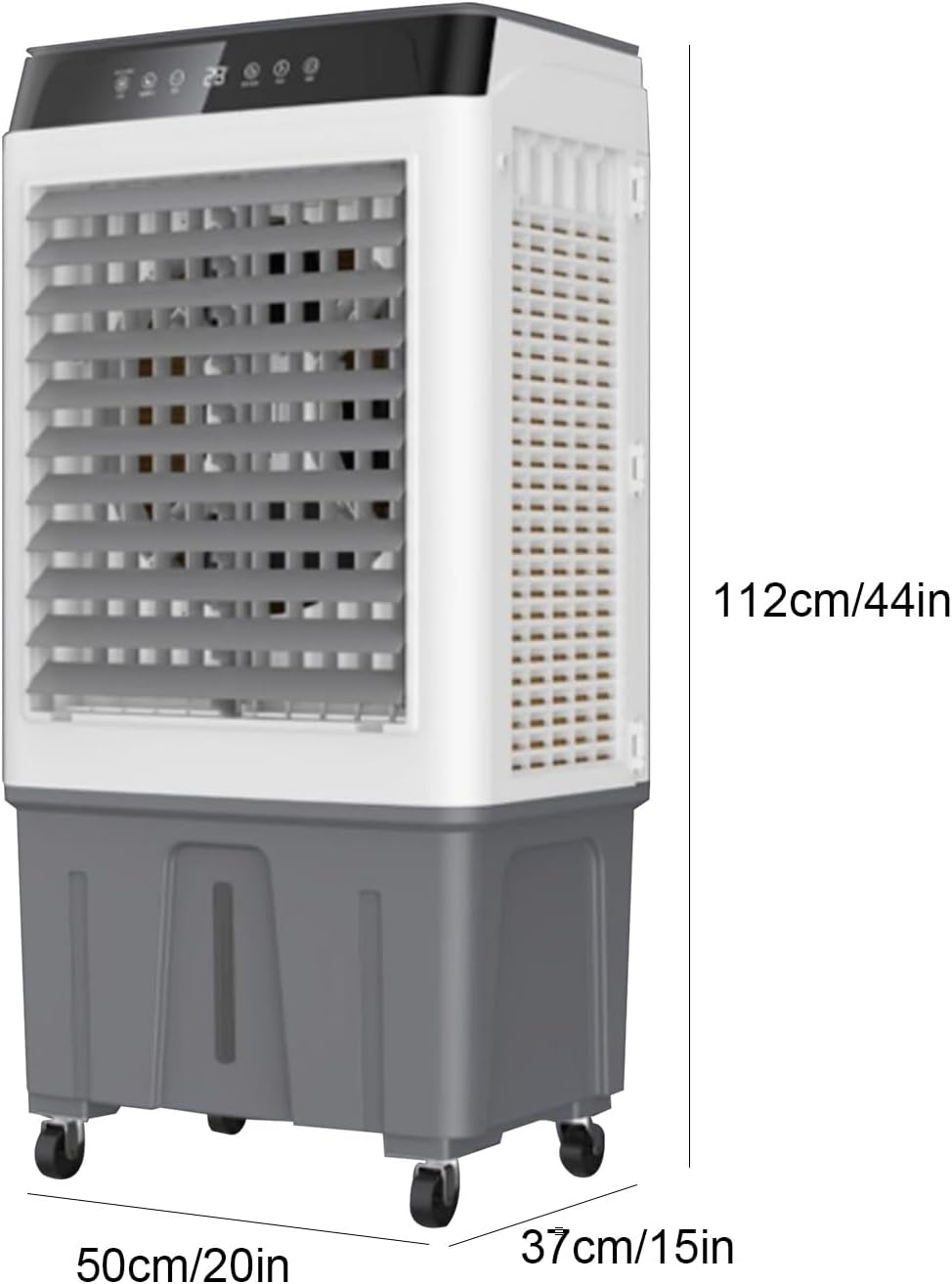  Climatiseurs Portables, Rafraichisseur D'air Avec 4 Blocs De Glace, Oscillation à 90°, Pour Garage, Cour Et Usage Commercial