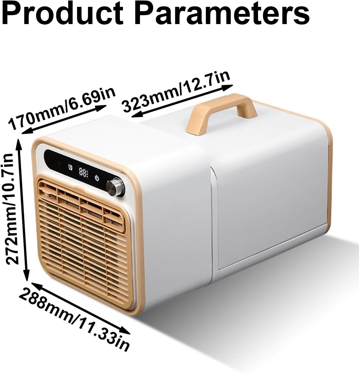  Climatiseur Portable Divisé, Unité De Climatisation De Camping Silencieux Avec WiFi Et Télécommande, 12H Minuterie, 1303m3/h Airflow, Refroidisseur D'air Sans Tuyau Léger Pour Tente, VR, Camion, Carav