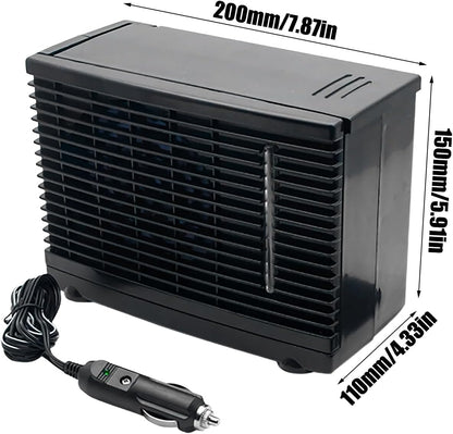  Climatiseur De Voiture Portable - Refroidisseur D'air Portable Pour La Voiture - 12v Appliance De Refroidissement Par évaporation De L'eau Pour Camion RV Trip Trip Basement Garage