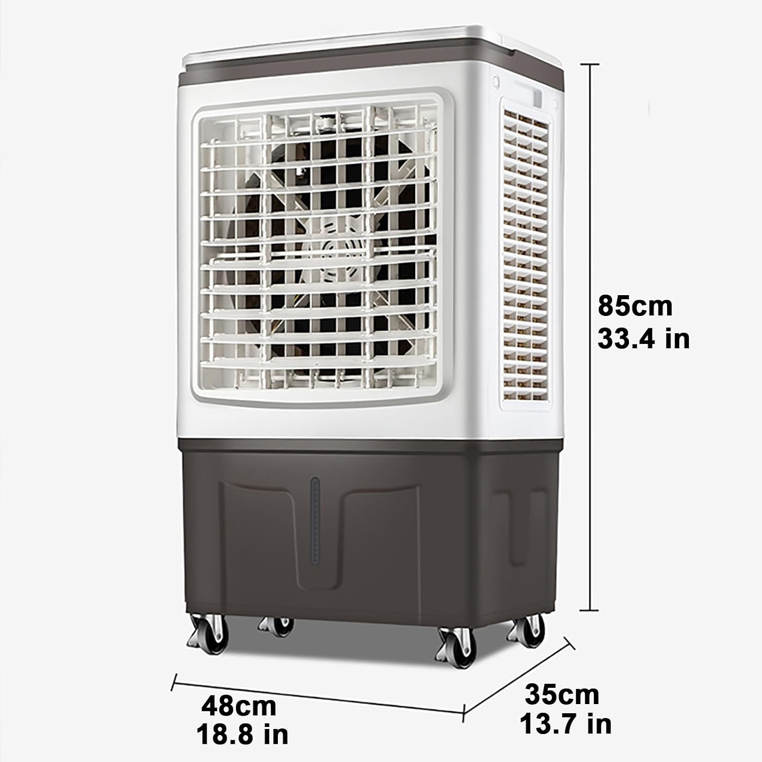  Refroidisseur D'air Portable 30 L Avec 3 Modes De Fonctionnement Et 3 Vitesses De Ventilation, Rafraîchisseur D'air évaporatif 3 En 1, Léger Et Silencieux, Idéal Pour La Maison, Le Bureau Et L'extér