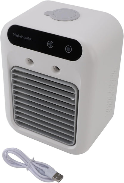  Mini Climatiseur, Climatiseur Portable Léger Et à Refroidissement Efficace, Réservoir D'eau Pulvérisée, Refroidisseur Mobile De 500 Ml Pour La Maison, Le Bureau Et Les Voyages
