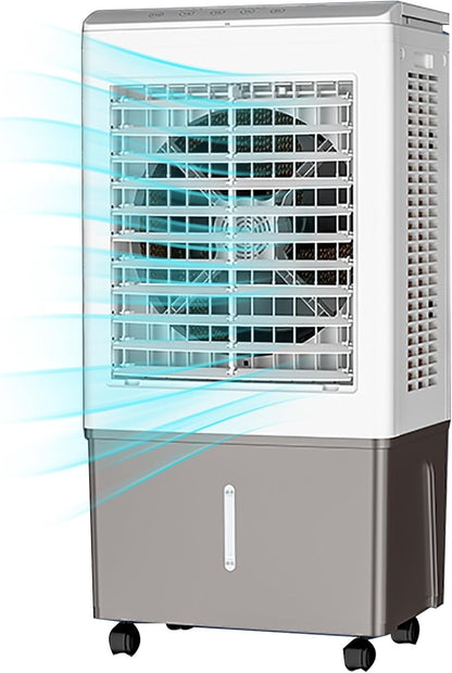 GENERIC Ventilateur De Refroidissement Par évaporation – Grand Réservoir D'eau De 50 L, 3 Vitesses, Télécommande, Minuterie De 7,5 H – Unité De Refroidissement Commerciale Pour La Maison Ou Le Bureau