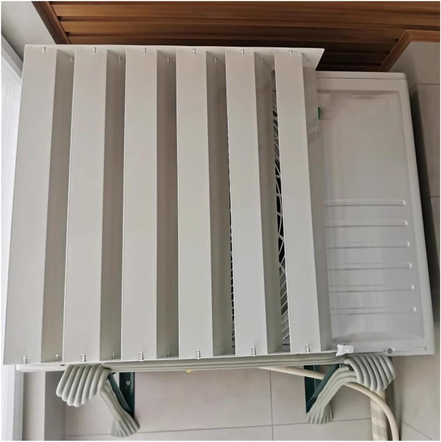 GENERIC Housse De Protection Pour Climatiseur Extérieur - Pour Pompe à Chaleur - 60 X 60 Cm - Protection Contre Les Intempéries Et L'efficacité énergétique