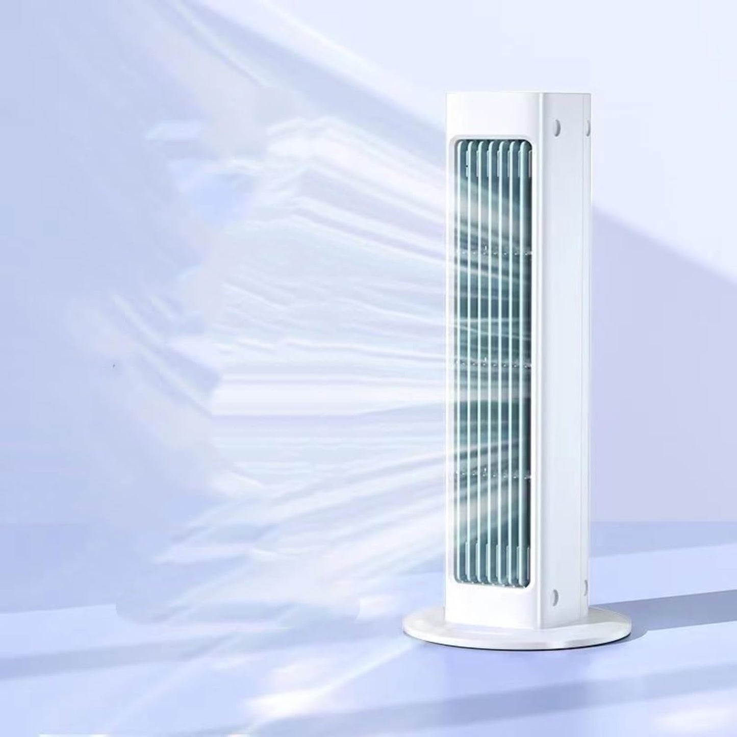  Breezamax Air Cooler Avec USB, Climatiseur Portablemini Refroidisseur D'air Sans Perçage à 3 Vitesses Pour Chambre à Coucher Et Bureau, Mural Et Utilisation Sur Bureau, Économique Et Sile