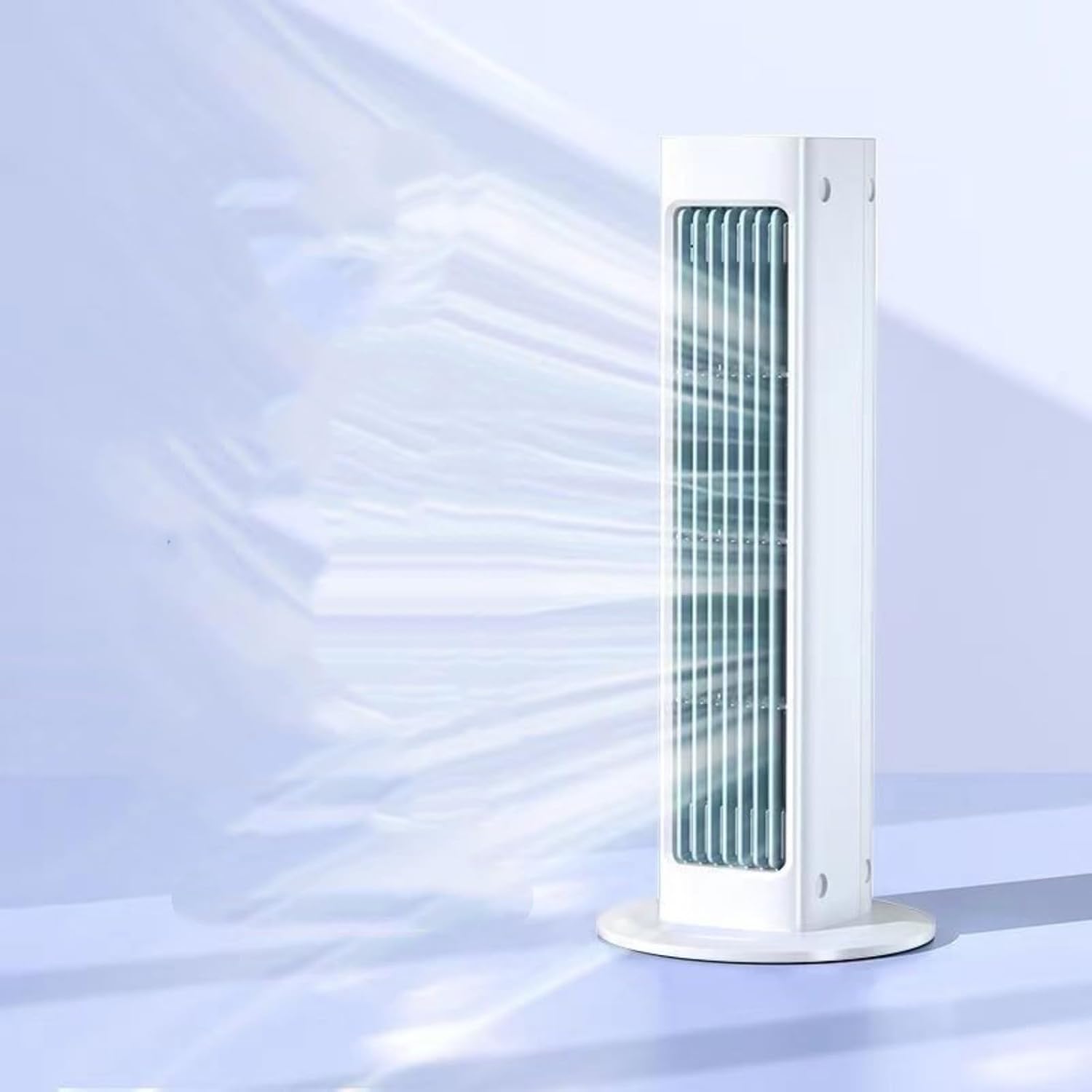  Breezamax Air Cooler Avec USB, Climatiseur Portablemini Refroidisseur D'air Sans Perçage à 3 Vitesses Pour Chambre à Coucher Et Bureau, Mural Et Utilisation Sur Bureau, Économique Et Sile