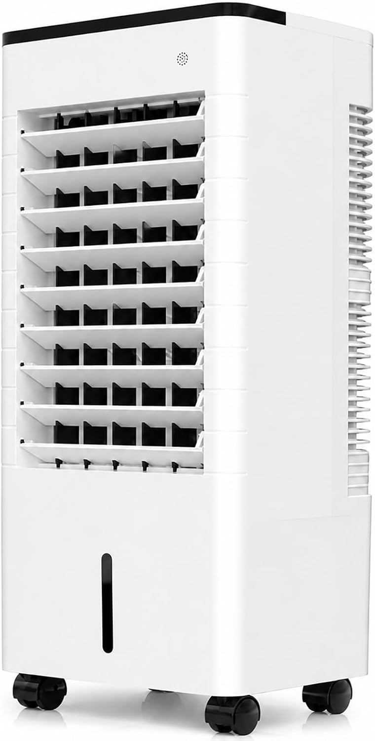  Rafraîchisseur D'Air, Climatiseur évaporatif, Remplissage D'Eau Par Le Haut, Pour Chambre, Salon, Refroidissement Intérieur