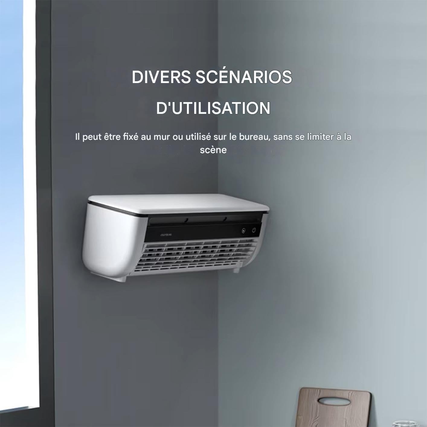  Ventilateur Rafraîchisseur D'Air | Ventilateur Portable Climatiseur | Appareil Trois Vitesses Réglable Pour Optimisation Espace Intérieur Extérieur Dorm Camping Table