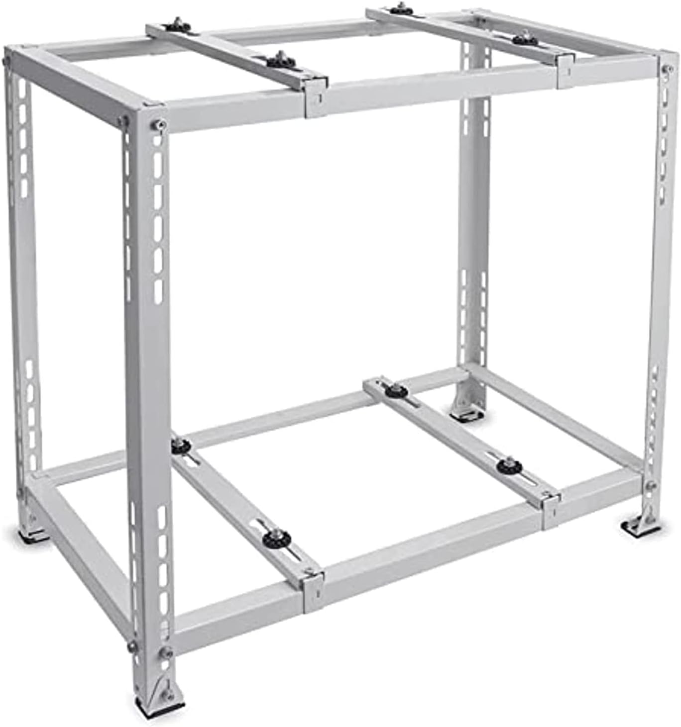  Support Pour Climatiseur, Mini Climatiseur Extérieur, Robuste, Double Niveau, Absorption Des Vibrations, Montage De Pompe à Chaleur Pour Plus De Stabilité Et De Durabilité