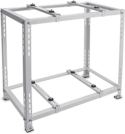  Support Pour Climatiseur, Mini Climatiseur Extérieur, Robuste, Double Niveau, Absorption Des Vibrations, Montage De Pompe à Chaleur Pour Plus De Stabilité Et De Durabilité