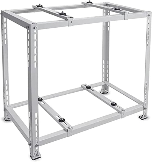  Support Pour Climatiseur, Mini Climatiseur Extérieur, Robuste, Double Niveau, Absorption Des Vibrations, Montage De Pompe à Chaleur Pour Plus De Stabilité Et De Durabilité