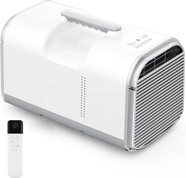 Unité De Climatisation Portable 5100 BTU, Refroidissement Silencieux Pour 110 Pieds Carrés Avec Télécommande.Design Léger Avec Poignée Pour Le Camping, RV, Chambre à Coucher Et L'extérieur