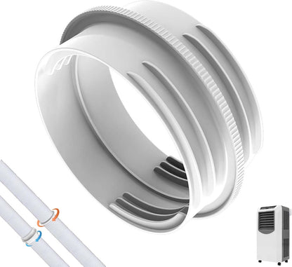  Adaptateur De Tuyau D'échappement Climatiseur Ø130mm,Climatiseur Adaptateur De Tuyau De Fenêtre,Pour Climatisation,Déshumidificateur,Sèche Linge