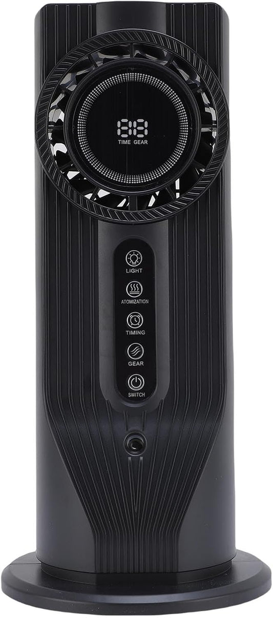  Humidificateur De Refroidisseur D'air, 100 Ml, 6 Vitesses, Alimenté Par USB, Refroidisseur D'air Portable, Ventilateur De Refroidissement De Bureau Avec Minuterie 6 Heures Pour Bureau,