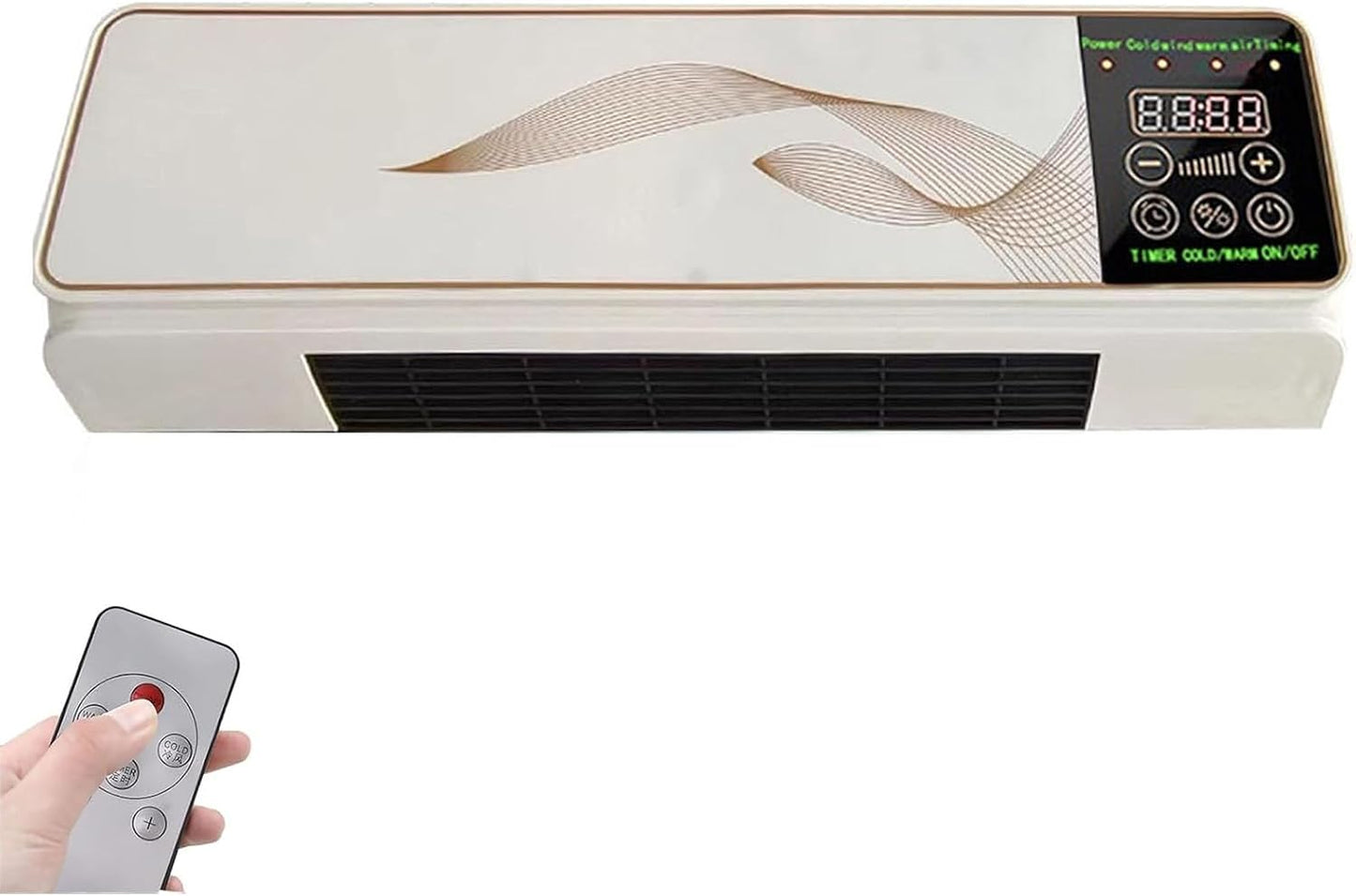  Ventilateur Portable à Air Climafy Split Max, Refroidissement Rapide Et Chauffage Sans Installation, Télécommande, Idéal Pour La Maison Et Le Bureau, Léger Et Efficace