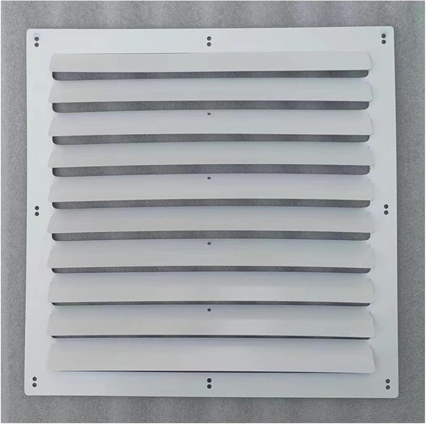 GENERIC Unité Extérieure De Climatiseur 65 X 65 Cm Avec Persiennes - Grille De Protection Contre Le Condensateur - Bouclier De Contrôle De La Température Pour Une Efficacité Accrue